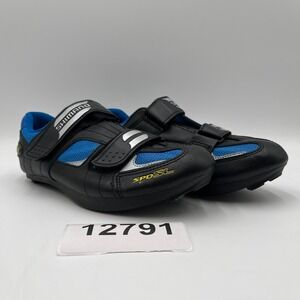 NWT Shimano SPD SL SH-R 073B Road Bike Cycling Shoes Womens 10 Blue Black